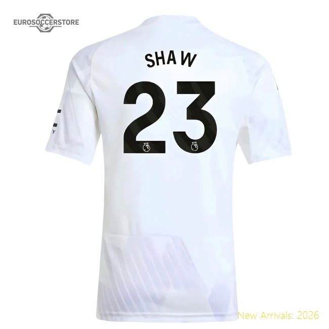 2025-2026 Man Utd Away Shirt (Kids) (Shaw 23)-Football Jersey Hub