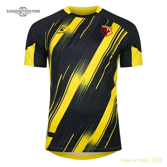 2023-2024 Watford Home Shirt (no sponsor)-Vantage Point Soccer
