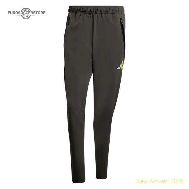 2025-2026 Real Madrid Vis Tech Pants (Almost Grey)-BuySoccerJersey Hub