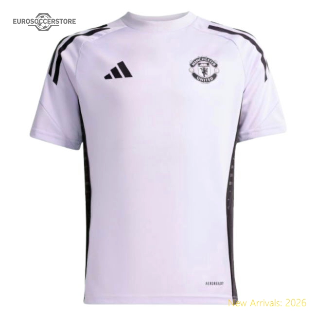 2025-2026 Man Utd Training Jersey (Purple Tint) - Kids-Football Jersey Hub