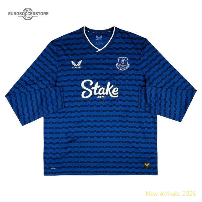 2025-2026 Everton Home Long Sleeve Shirt (Patterson 2)-Football Jersey Hub