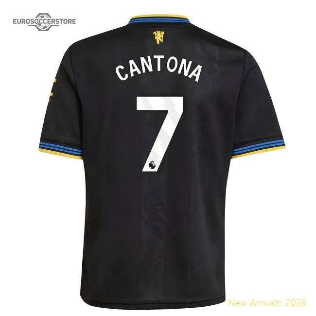 2025-2026 Man Utd Third Shirt (Kids) (Cantona 7)-Football Jersey Hub