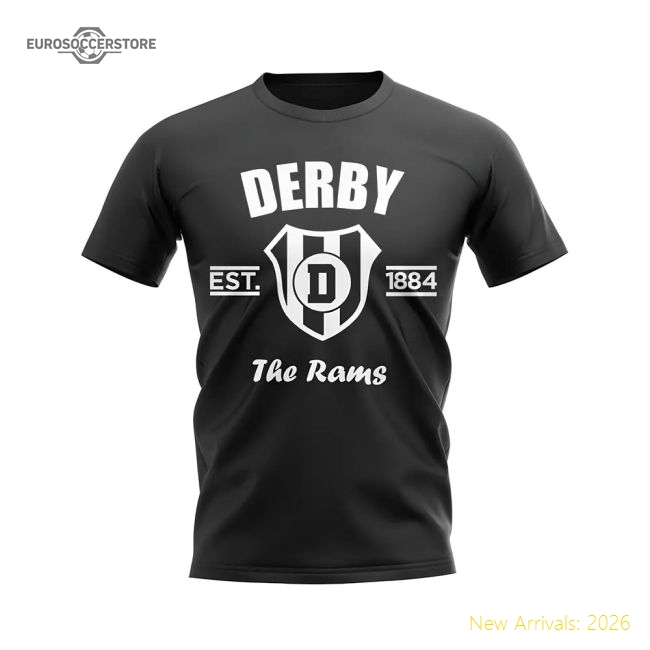 Derby Established Football T-Shirt (Black)-Vantage Point Soccer