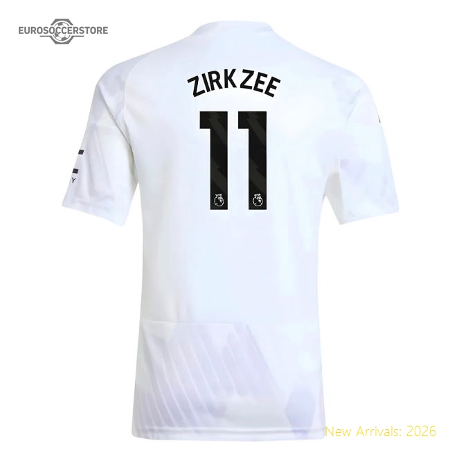 2025-2026 Man Utd Away Shirt (Kids) (Zirkzee 11)-Football Jersey Hub