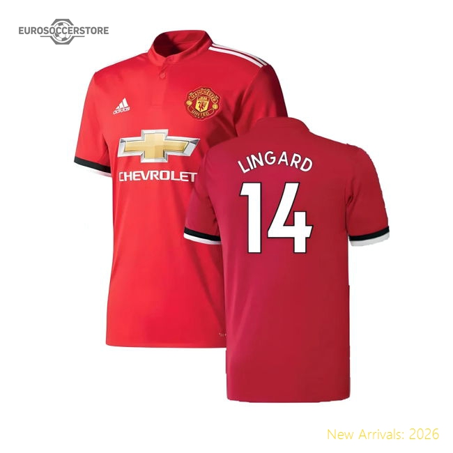 Manchester United 2017-18 Home Shirt ((Excellent) 4-5 Year) (Lingard 14)-Football Jersey Hub