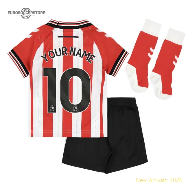 2025-2026 Sunderland Home Mini Kit (Your Name)-Football Shirts Shop