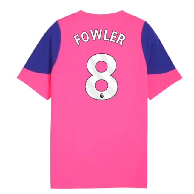 2025-2026 Man City Training Jersey (Fluro Pink) - Kids (Fowler 8)-Football Shirts Shop