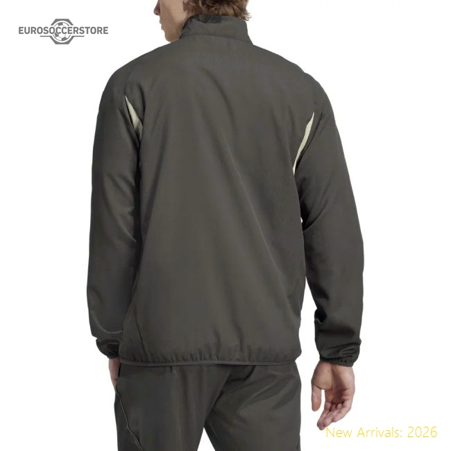 2025-2026 Real Madrid Presentation Jacket (Grey)-BuySoccerJersey Hub