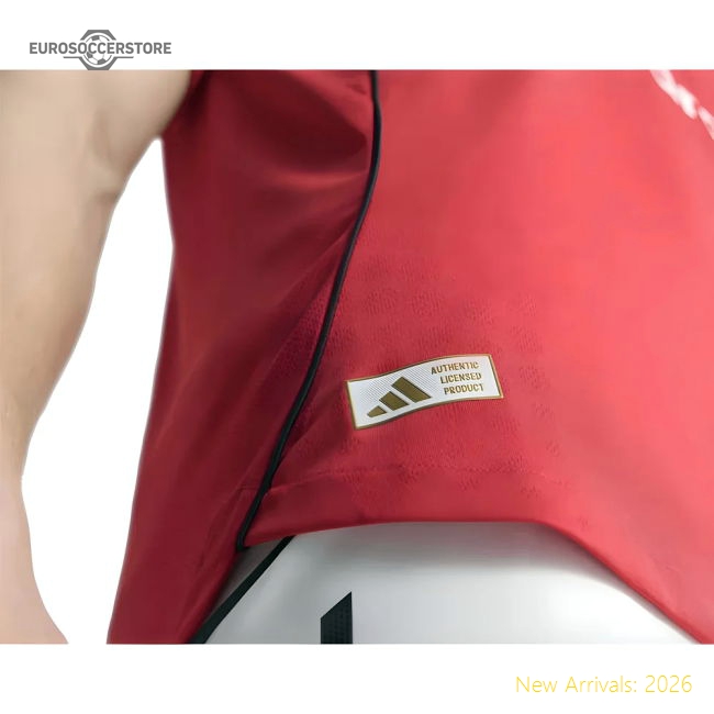 2025-2026 Man Utd Authentic Home Shirt-Football Jersey Hub