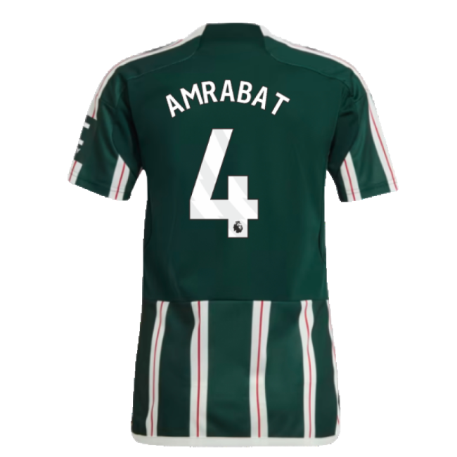 2023-2024 Man Utd Away Shirt (Amrabat 4)-Football Jersey Hub