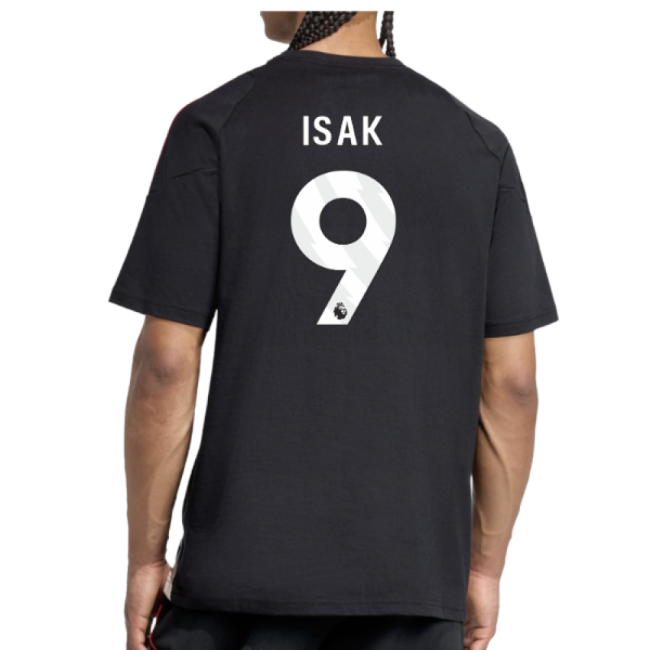2025-2026 Liverpool Training Tee (Black) (Isak 9)-PitchVibe Kits