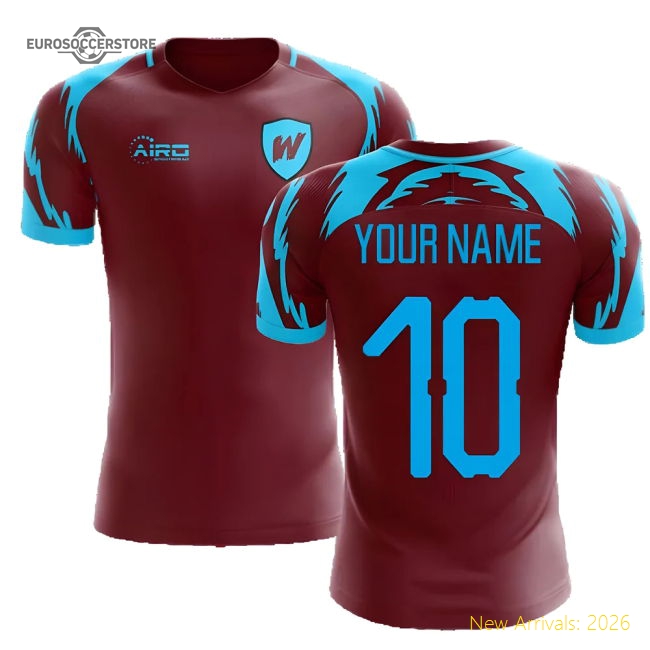 2025-2026 West Ham Home Concept Football Shirt (Your Name)-Vantage Point Soccer