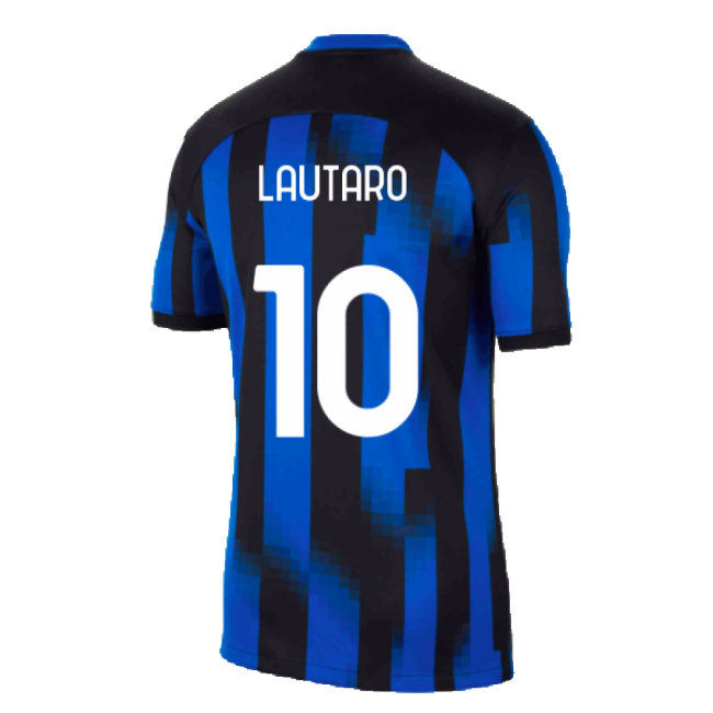 2023-2024 Inter Milan Home Shirt (Lautaro 10)-Football Shirts Shop