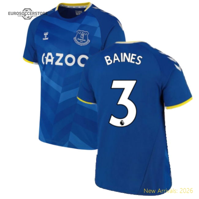 2021-2022 Everton Home Shirt (BAINES 3)-Football Jersey Hub
