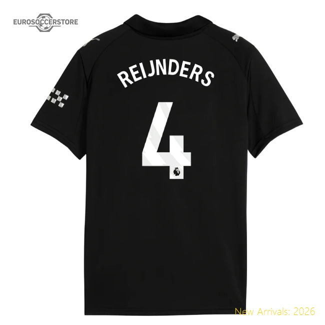 2025-2026 Man City Away Mini Kit (Reijnders 4)-Football Jersey Hub