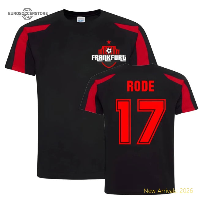 Sebastian Rode Frankfurt Sports Training Jersey (Black)-ly44