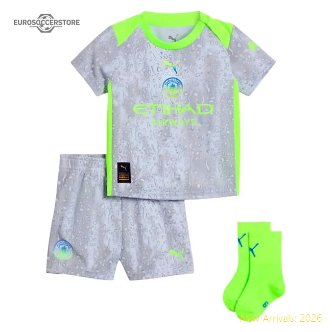 2025-2026 Man City Third Baby Kit (Kovacic 8)-Football Jersey Hub