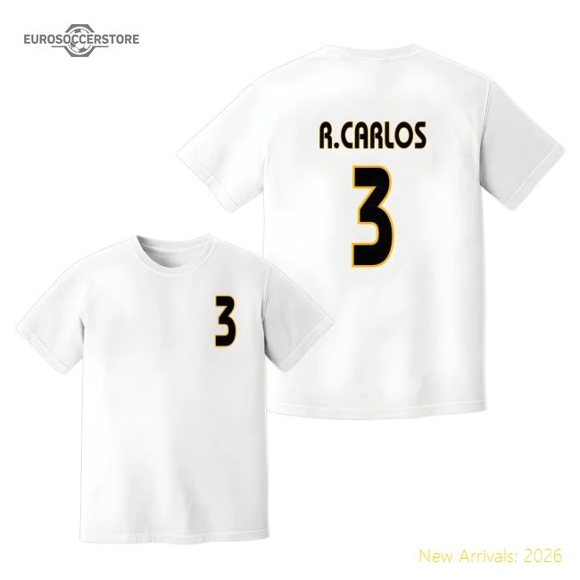 Roberto Carlos Real Madrid Hero Tee-BuySoccerJersey Hub