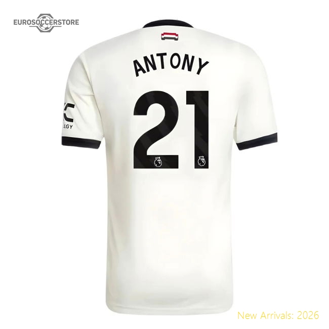 2024-2025 Man Utd Authentic Third Shirt (Antony 21)-Football Jersey Hub