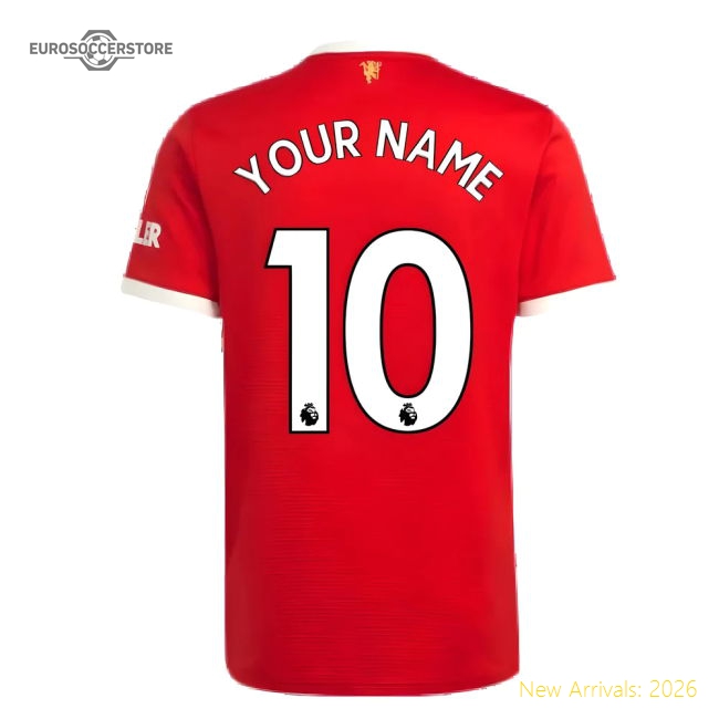 Man Utd 2021-2022 Home Shirt (Your Name)-Football Jersey Hub