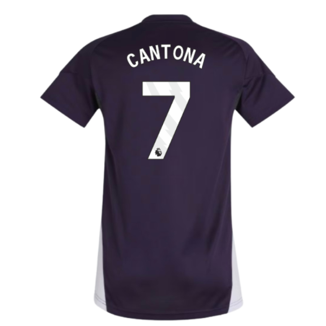2025-2026 Man Utd Training Jersey (Aurora Plum) - Womens (Cantona 7)-Football Jersey Hub