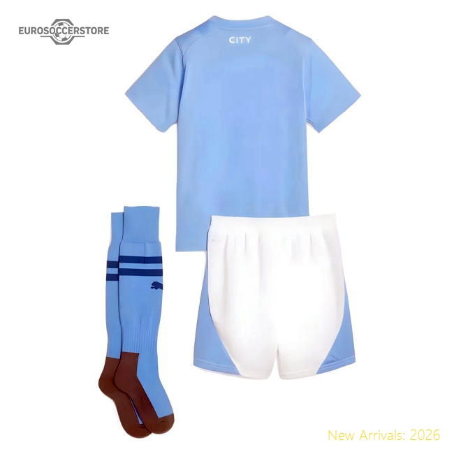 2023-2024 Man City Home Mini Kit (Your Name)-Football Jersey Hub