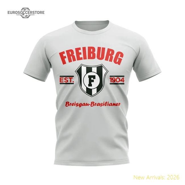 Freiburg Established Football T-Shirt (White)-ly44