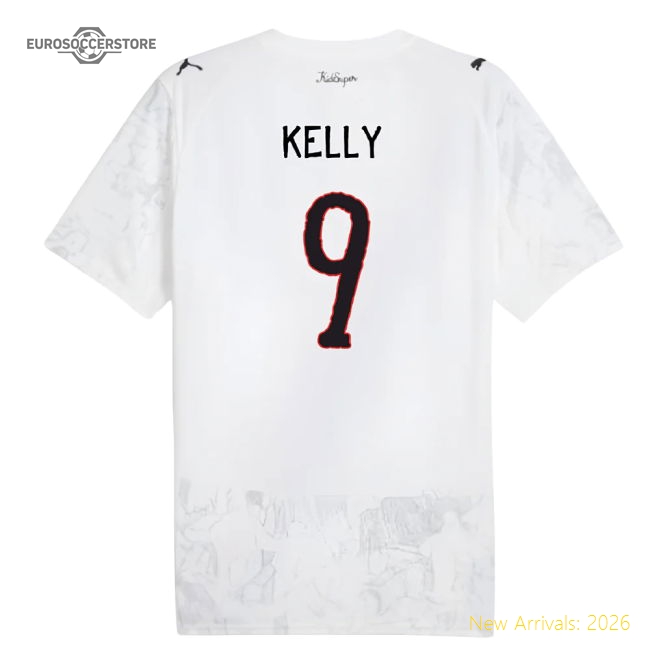 2025-2026 KIDSUPER x Manchester City CWC Shirt (White) (Kelly 9)-Football Shirts Shop