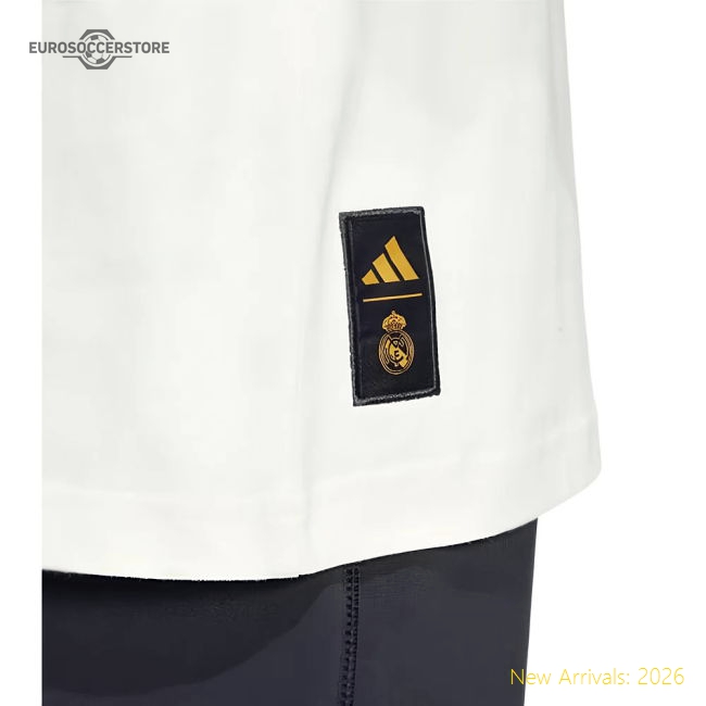 2024-2025 Real Madrid UCL Heavy Cotton Tee (Off White)-PitchVibe Kits