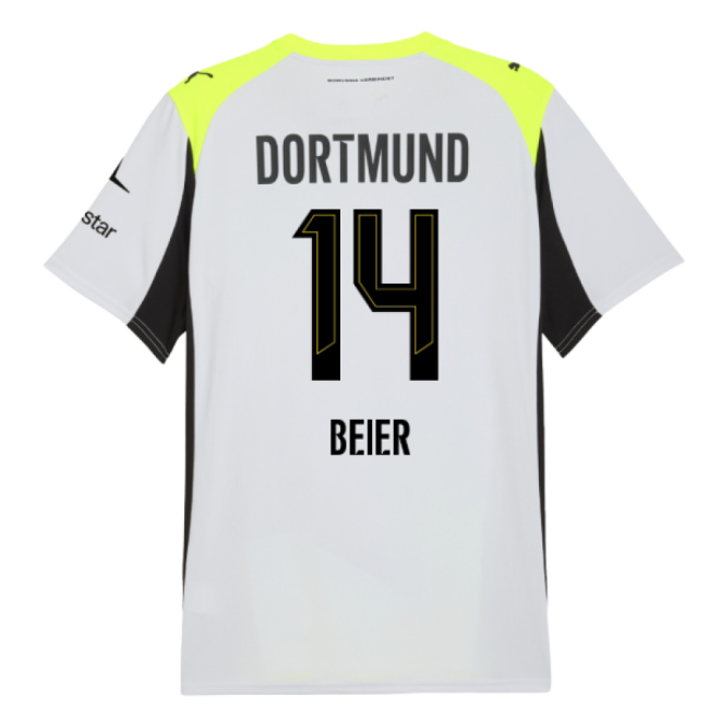 2025-2026 Borussia Dortmund Away Shirt (Beier 14)-Football Jersey Hub