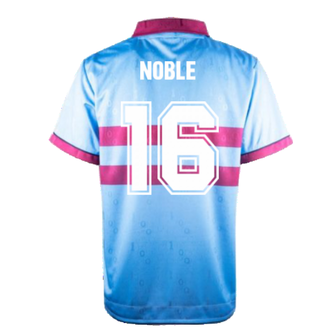 1995-1996 West Ham Away Retro Shirt (NOBLE 16)-Vantage Point Soccer