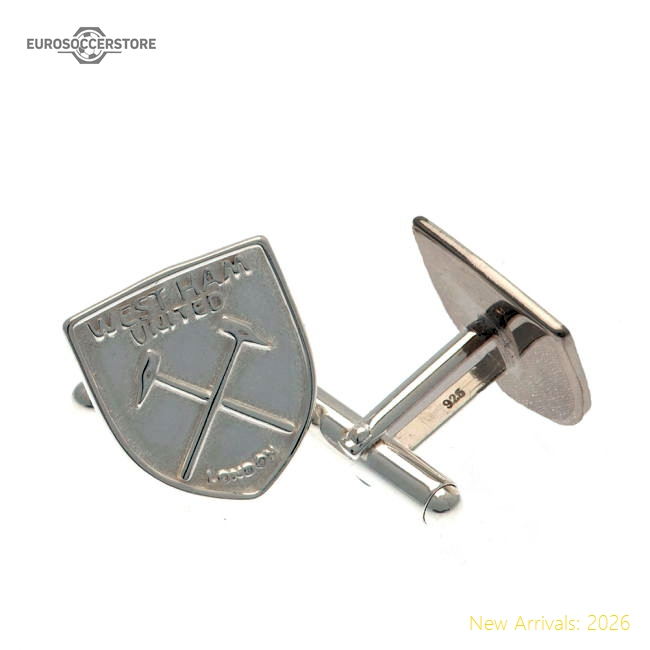 West Ham United FC Sterling Silver Crest Cufflinks-Vantage Point Soccer
