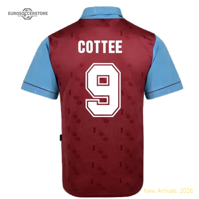 West Ham 1995-1996 Home Retro Shirt (Cottee 9)-Vantage Point Soccer