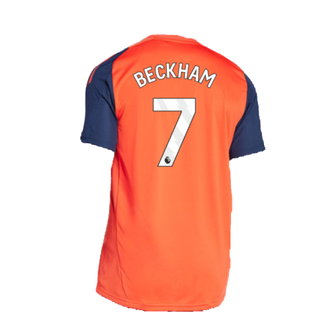 2024-2025 Man Utd Training Jersey (Red) (Beckham 7)-Football Jersey Hub