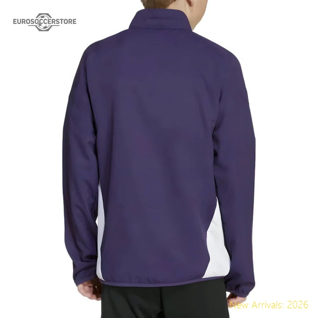 2025-2026 Man Utd Presentation Jacket (Aurora Plum) - Kids-Football Jersey Hub