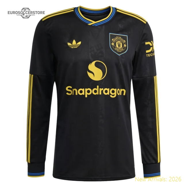 2025-2026 Man Utd Long Sleeve Third Shirt (Neville 2)-Football Jersey Hub