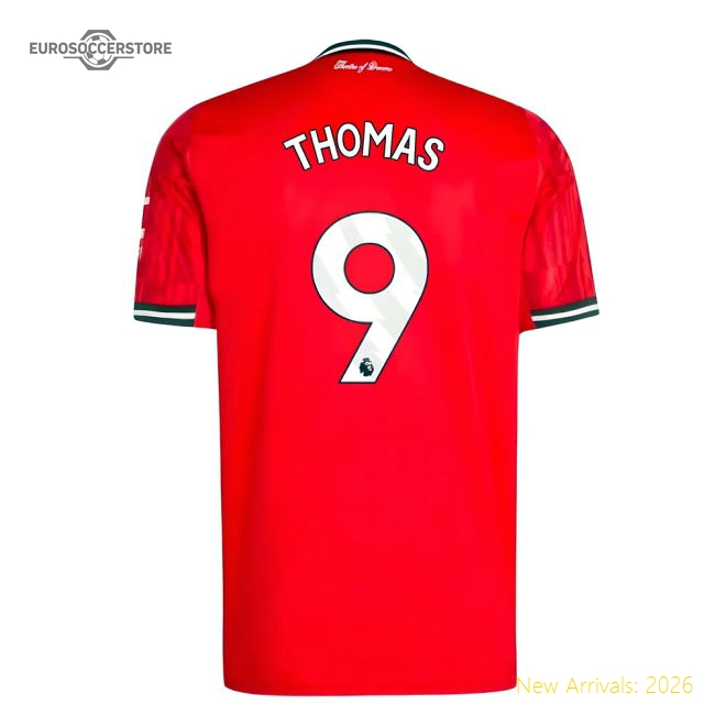 2025-2026 Man Utd Home Shirt (Thomas 9)-Football Jersey Hub