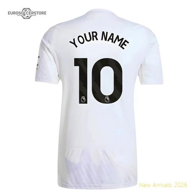 2025-2026 Man Utd Away Shirt (Your Name)-Football Jersey Hub