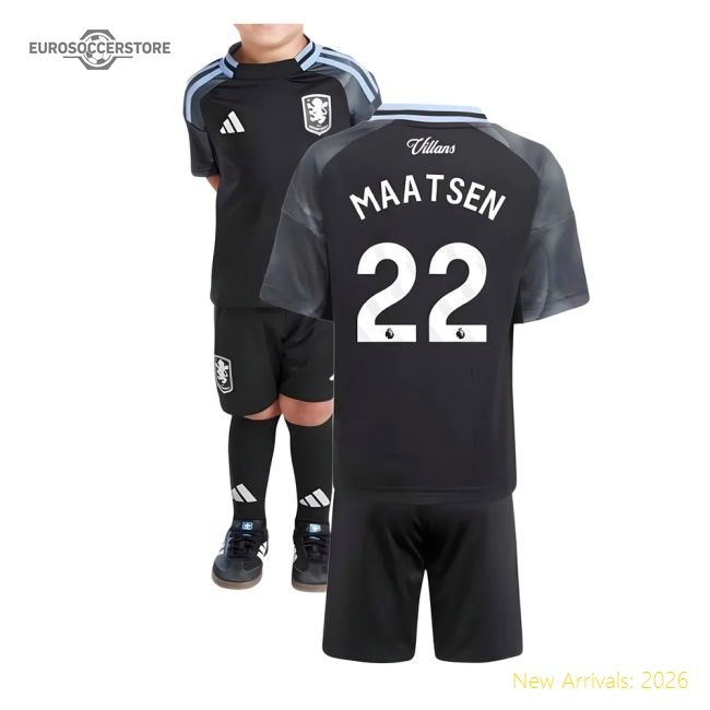 2025-2026 Aston Villa Away Mini Kit (Maatsen 22)-PitchVibe Kits
