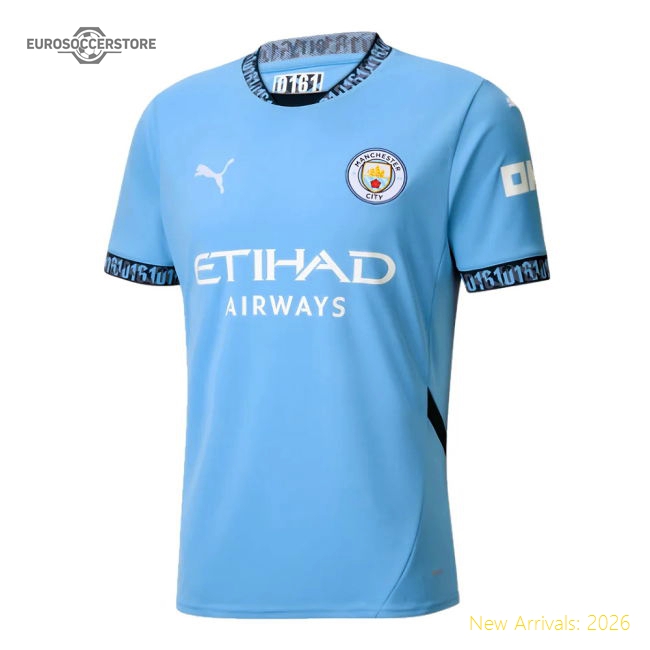 2024-2025 Man City Home Shirt (Haaland 9)-Football Shirts Shop