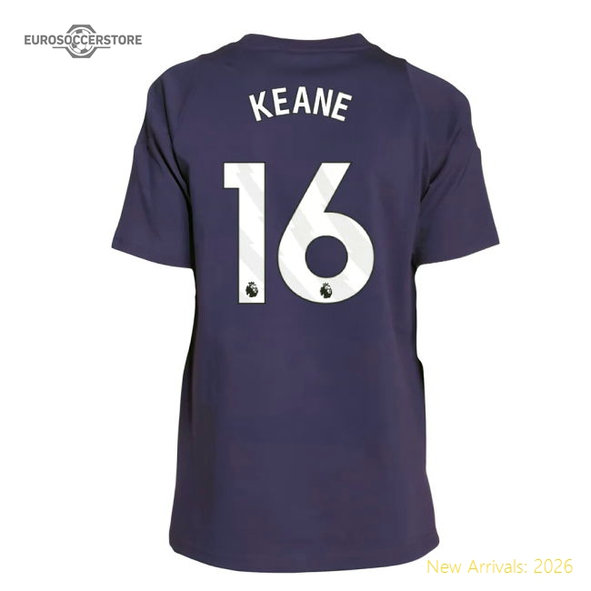 2025-2026 Man Utd Training Tee (Aurora Plum) - Kids (Keane 16)-Football Jersey Hub