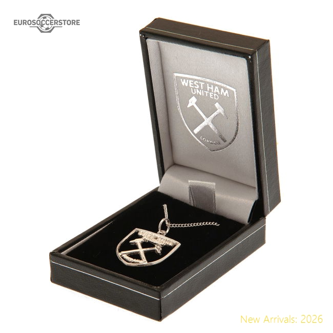 West Ham United FC Sterling Silver Pendant & Chain CR-Vantage Point Soccer