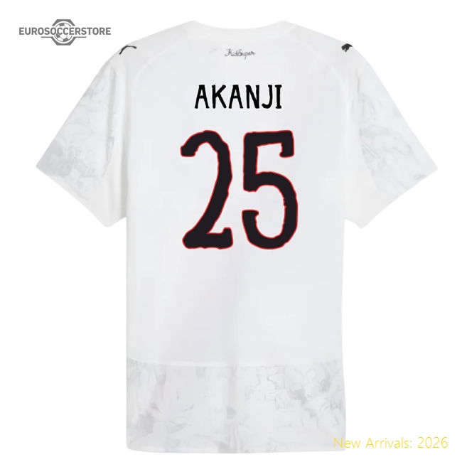 2025-2026 KIDSUPER x Manchester City CWC Authentic Shirt (White) (Akanji 25)-Football Shirts Shop