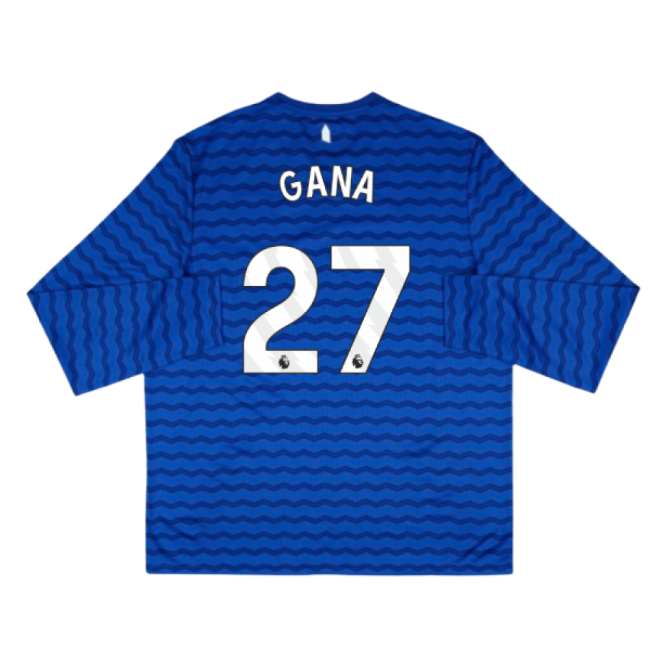 2025-2026 Everton Home Long Sleeve Shirt (Gana 27)-Football Jersey Hub