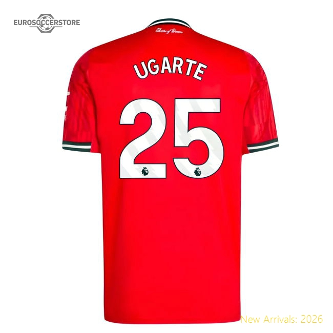 2025-2026 Man Utd Home Shirt (Ugarte 25)-Football Jersey Hub