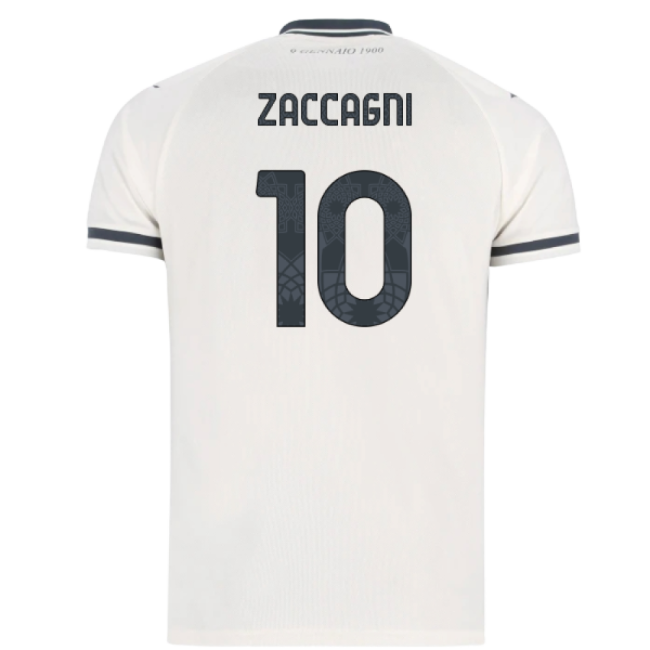 2025-2026 Lazio Away Shirt - Kids (Zaccagni 10)-Vantage Point Soccer