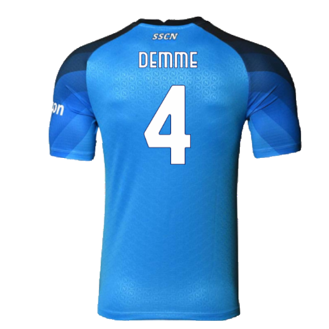 Napoli 2022-23 Player Issue Home Shirt (3XL) (Demme 4) (Excellent)-Vantage Point Soccer