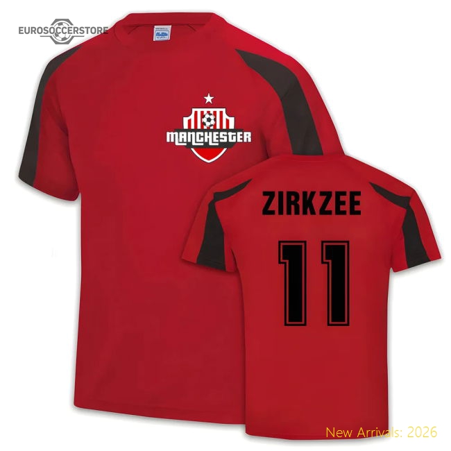 Joshua Zirkzee Manchester United Sports Training Jersey-Football Jersey Hub