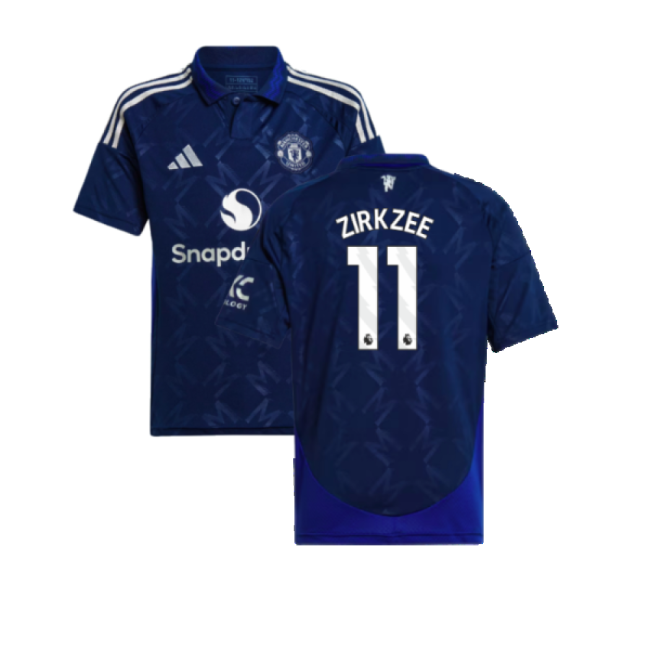 2024-2025 Man Utd Away Shirt (Kids) (Zirkzee 11)-Football Jersey Hub