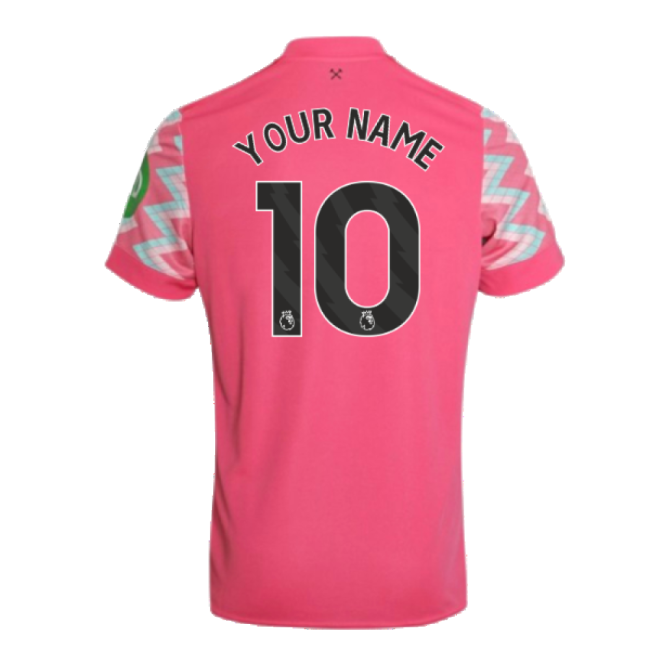 2024-2025 West Ham Goalkeeper Shirt (Pink) - Kids (Your Name)-Vantage Point Soccer